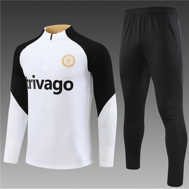 Football Club Quarter Zip Training Top and Pants Set