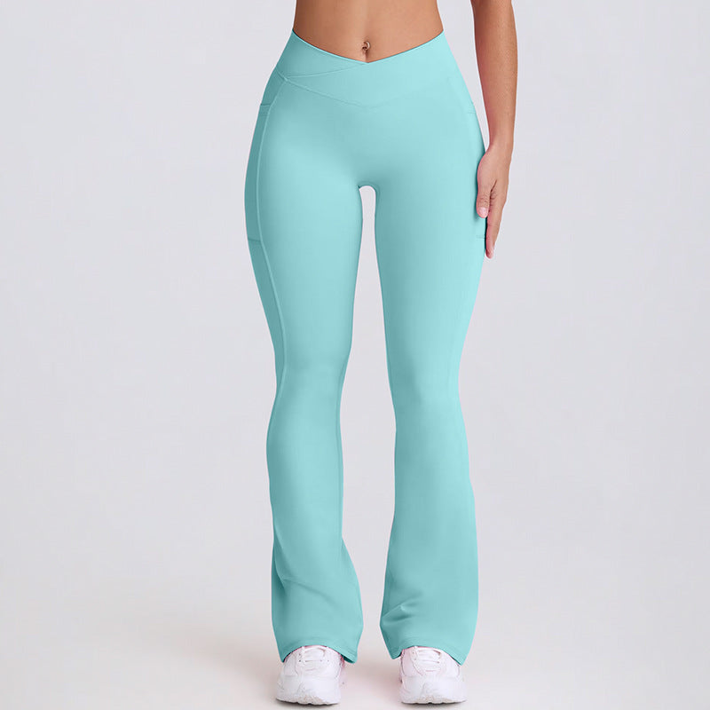 High-Waist Flared Yoga Pants
