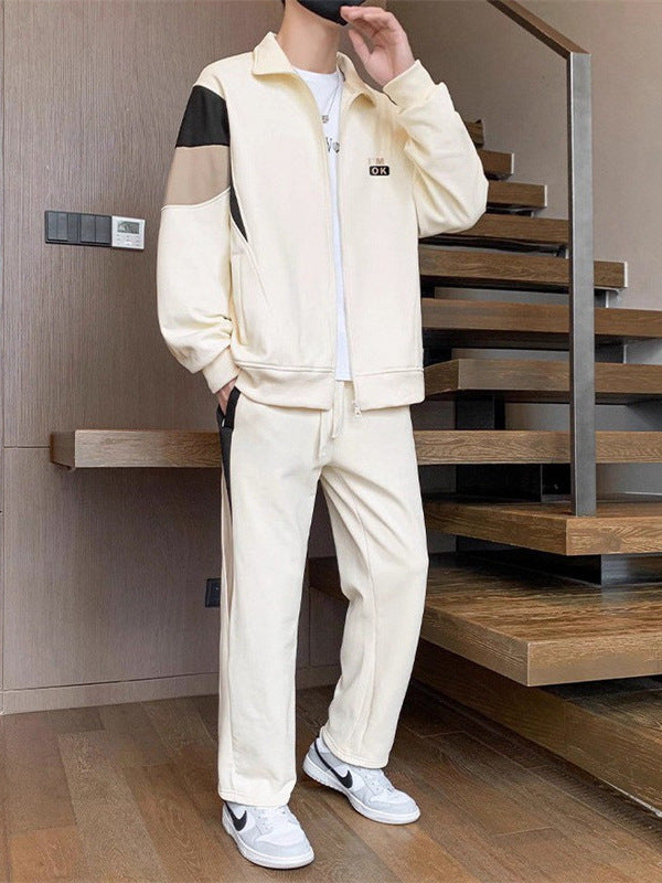 Modern Panel Tracksuit Set