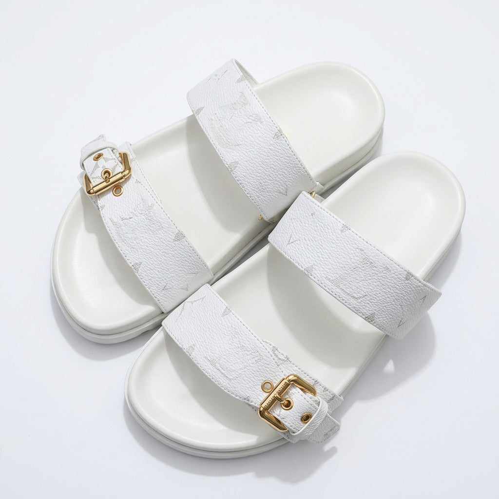 Buckle Platform Slides