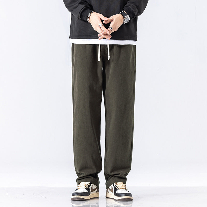 Anxin Cotton Wide-Leg Pants