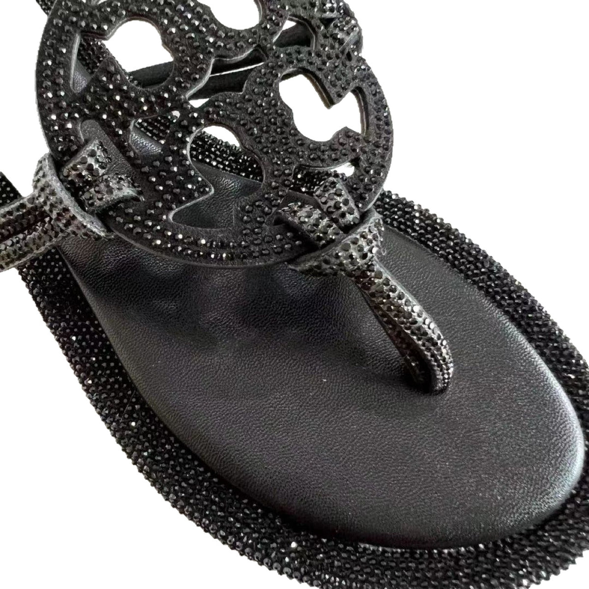 Rhinestone Thong Sandals