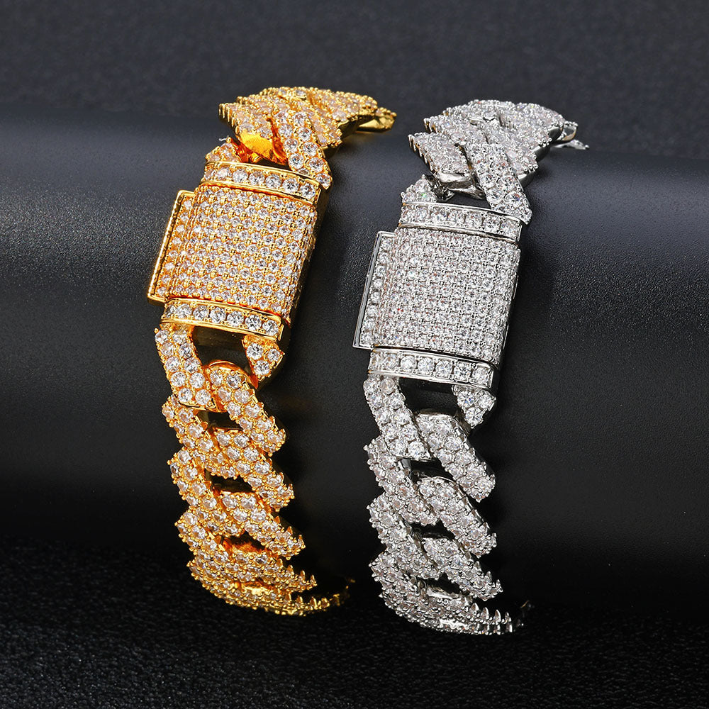Premium Iced Out Cuban Link Bracelet