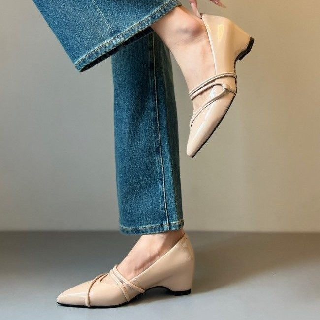Pointed-Toe Mary Janes