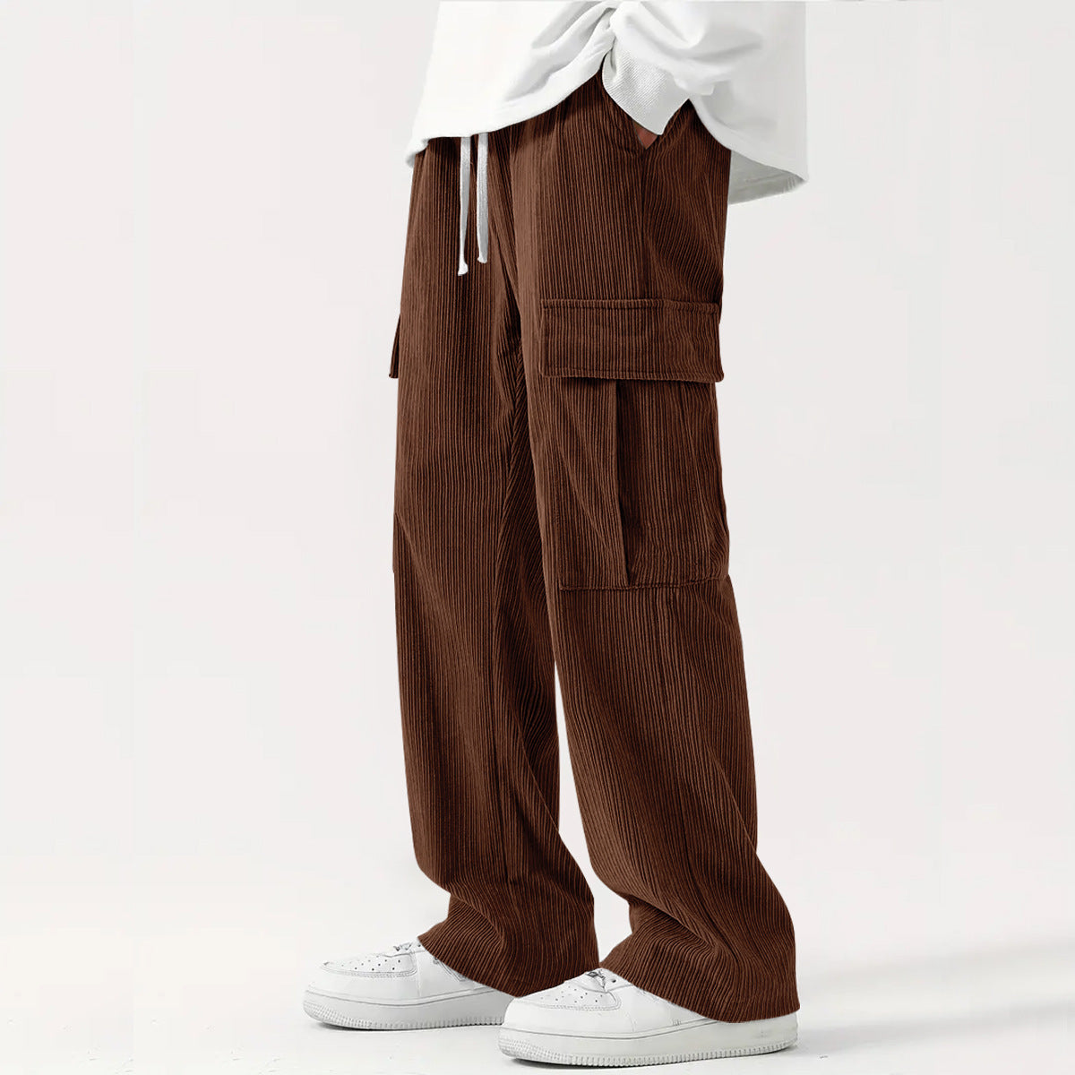 Corduroy Cargo Trousers