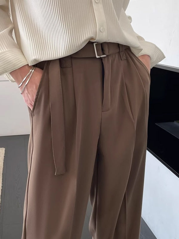 Oversized Pleated Trousers