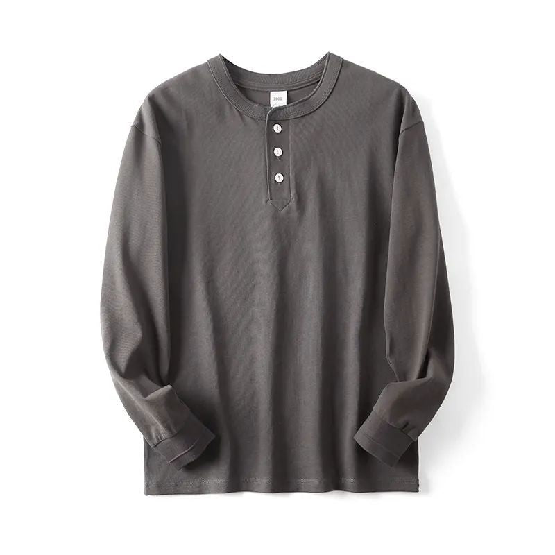 Heavyweight Henley Long Sleeve