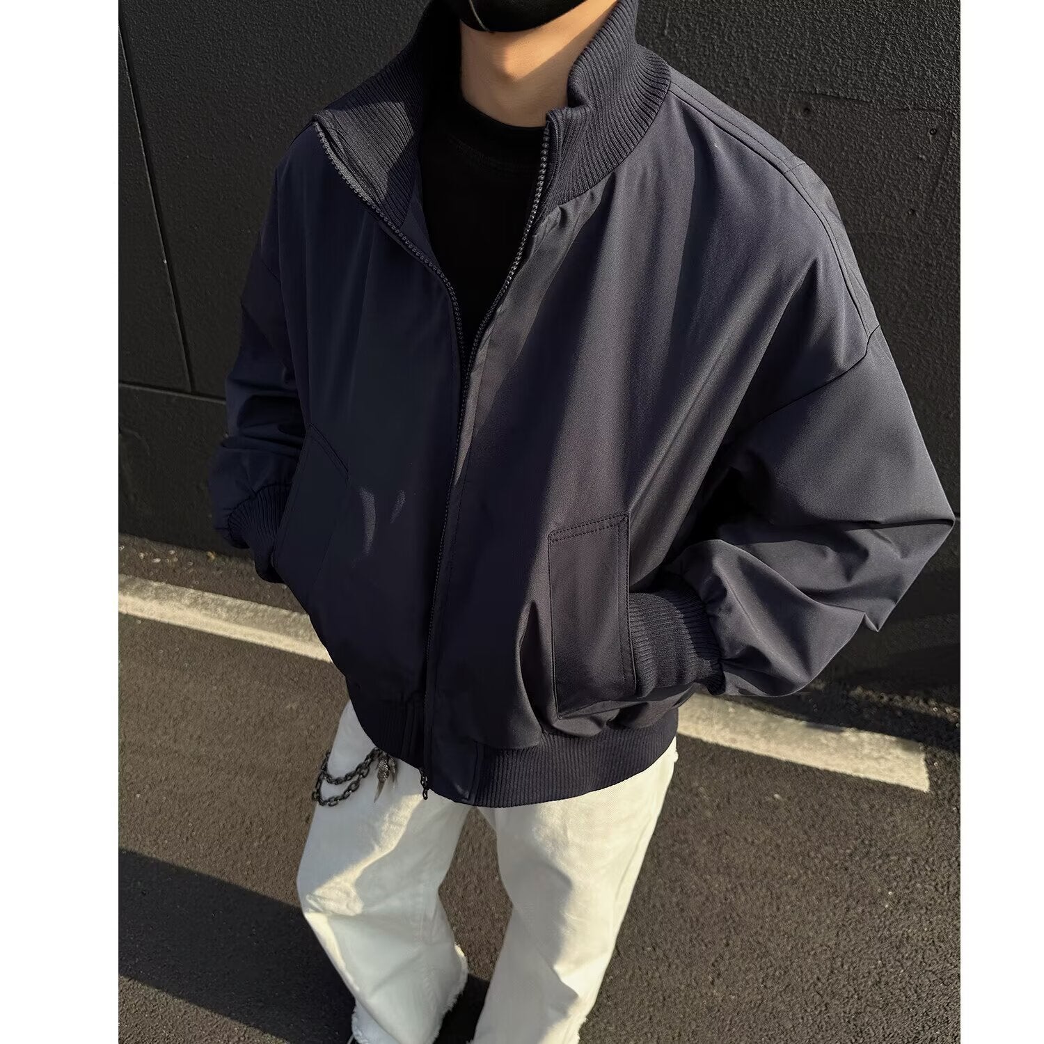 Men's Premium Stand-Collar Bomber Jacket