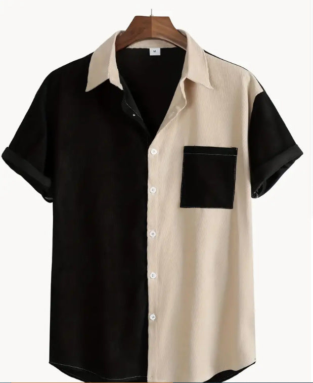 Men’s Corduroy Block Shirt