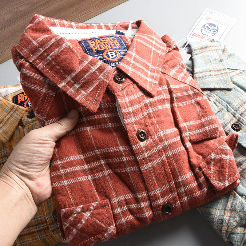 Textured Flannel Workshirt