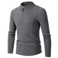 Cable-Knit Zip Pullover