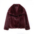 Women's Plush Collared Jacket