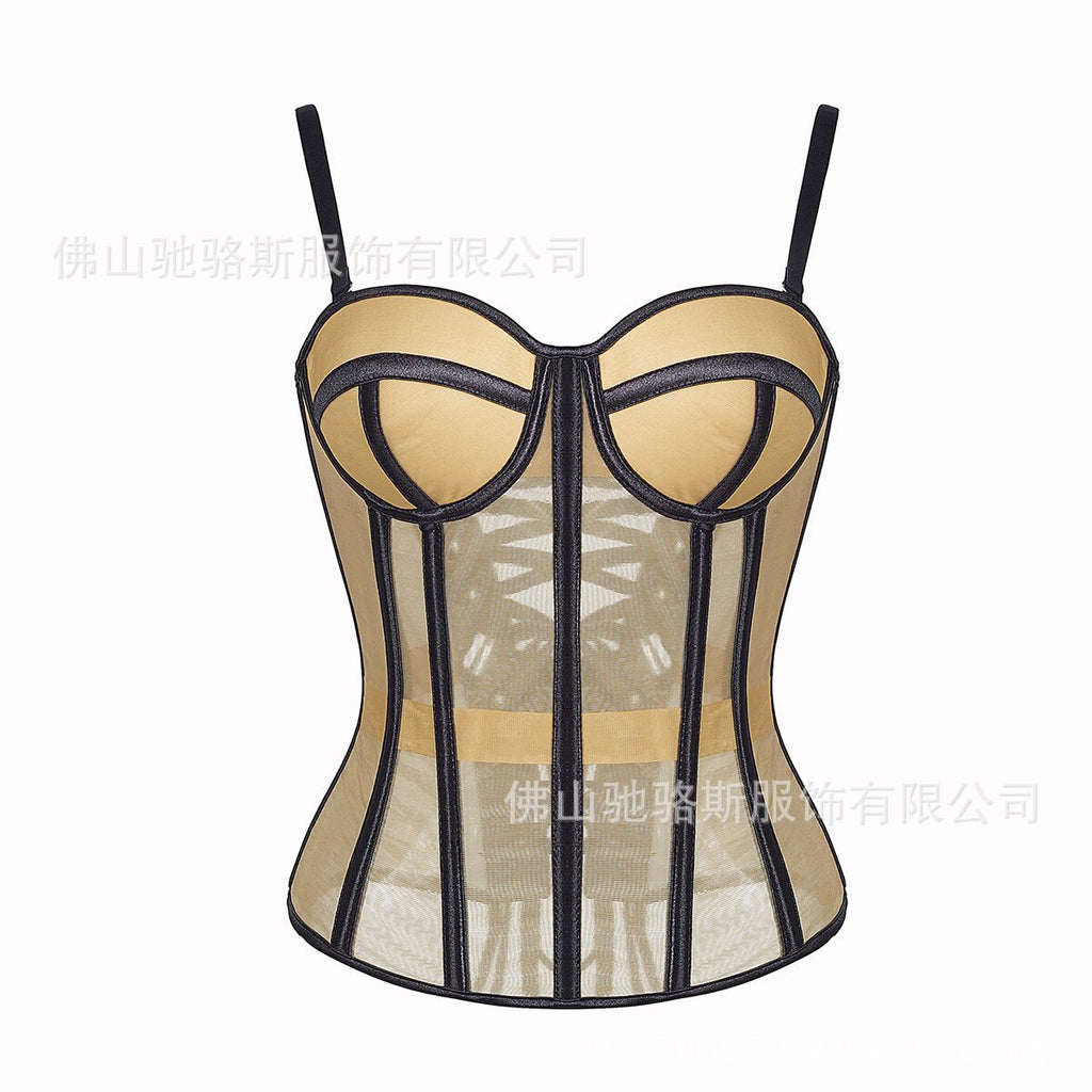 Elegant Mesh Bustier Corset