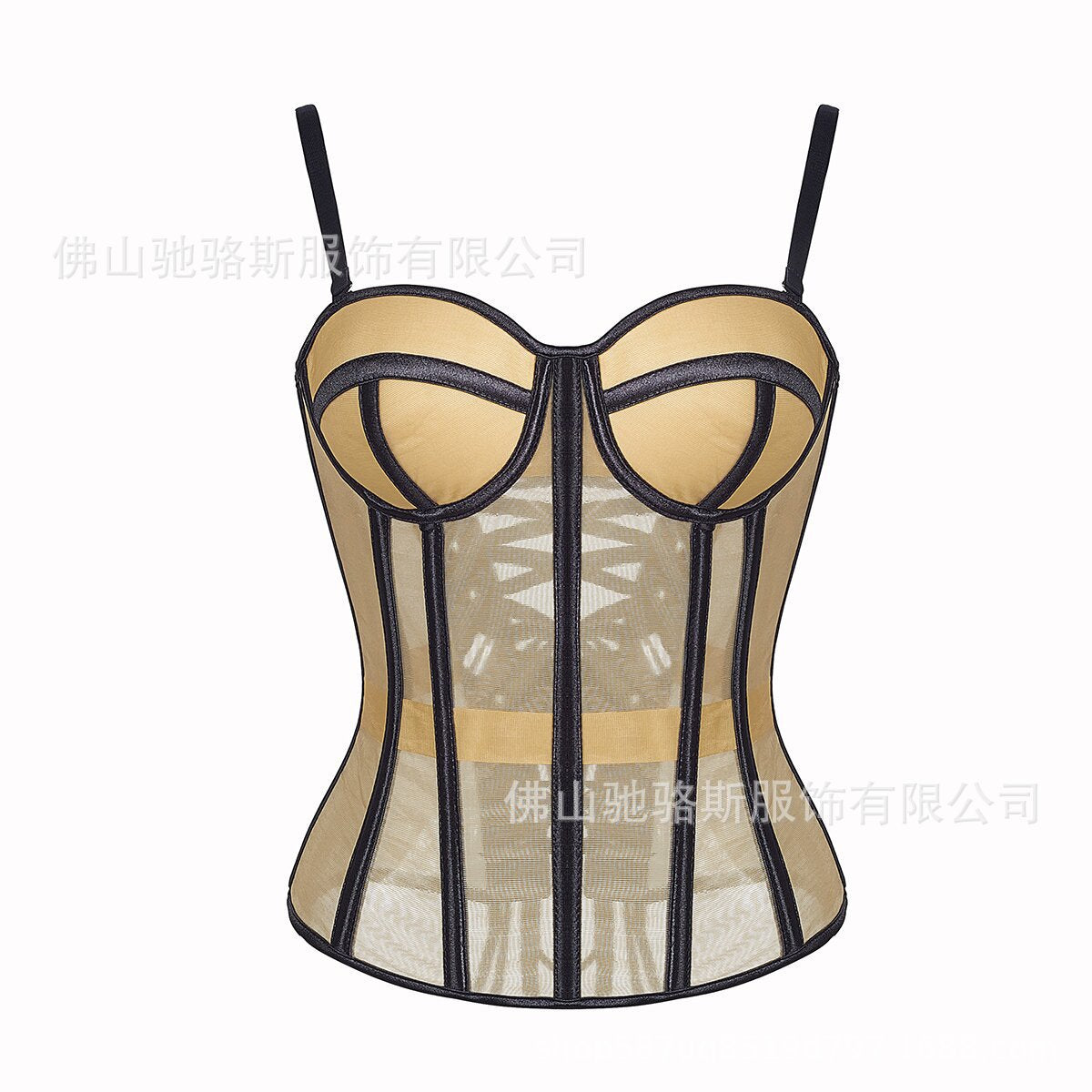 Elegant Mesh Bustier Corset