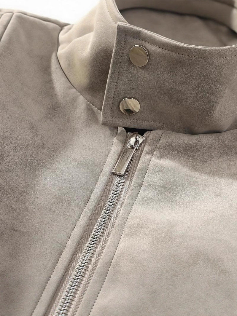 Urban Suede-Touch Moto Jacket