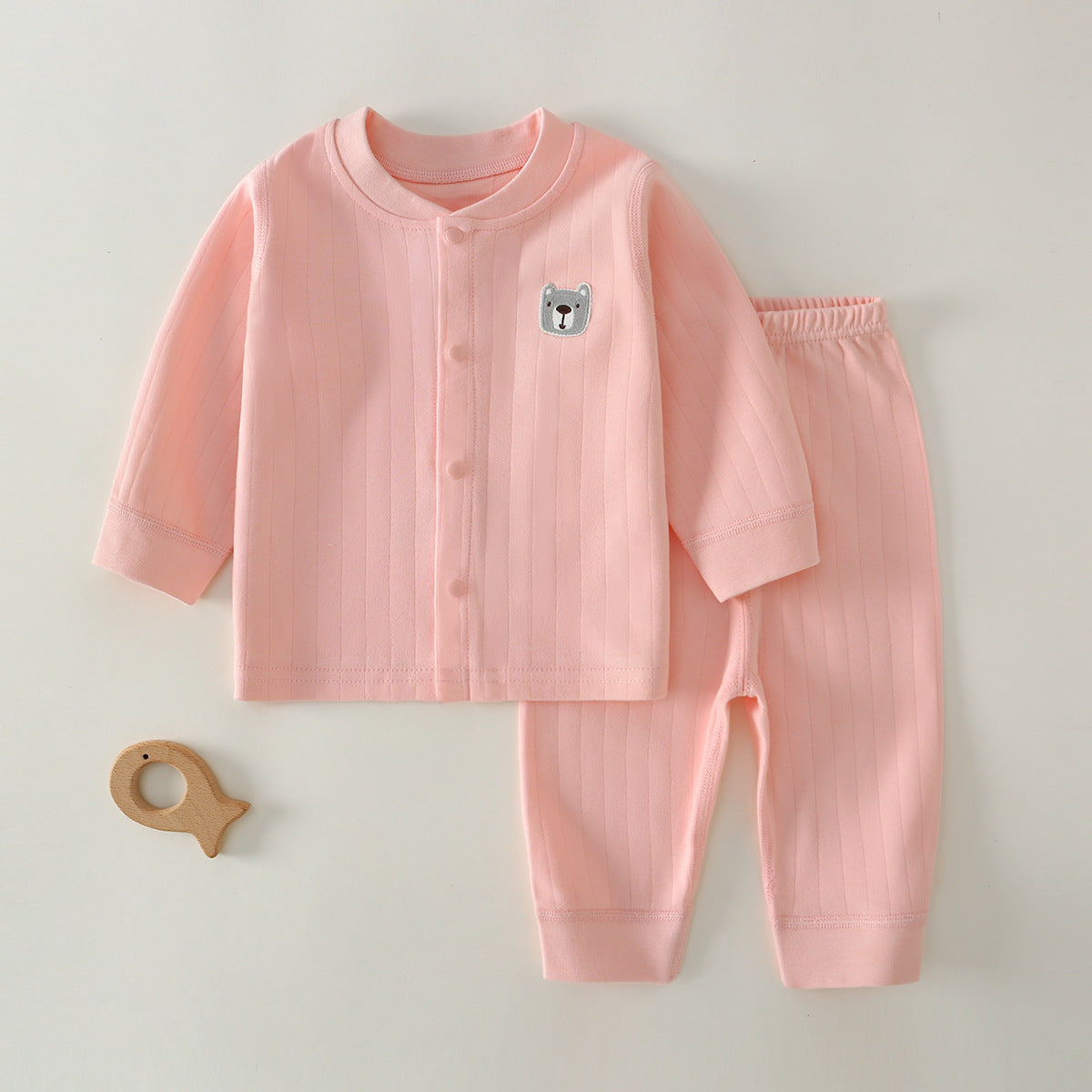 Cotton Kids' Long-Sleeve Lounge Set