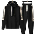 Sport-Stripe Hoodie Track Suit