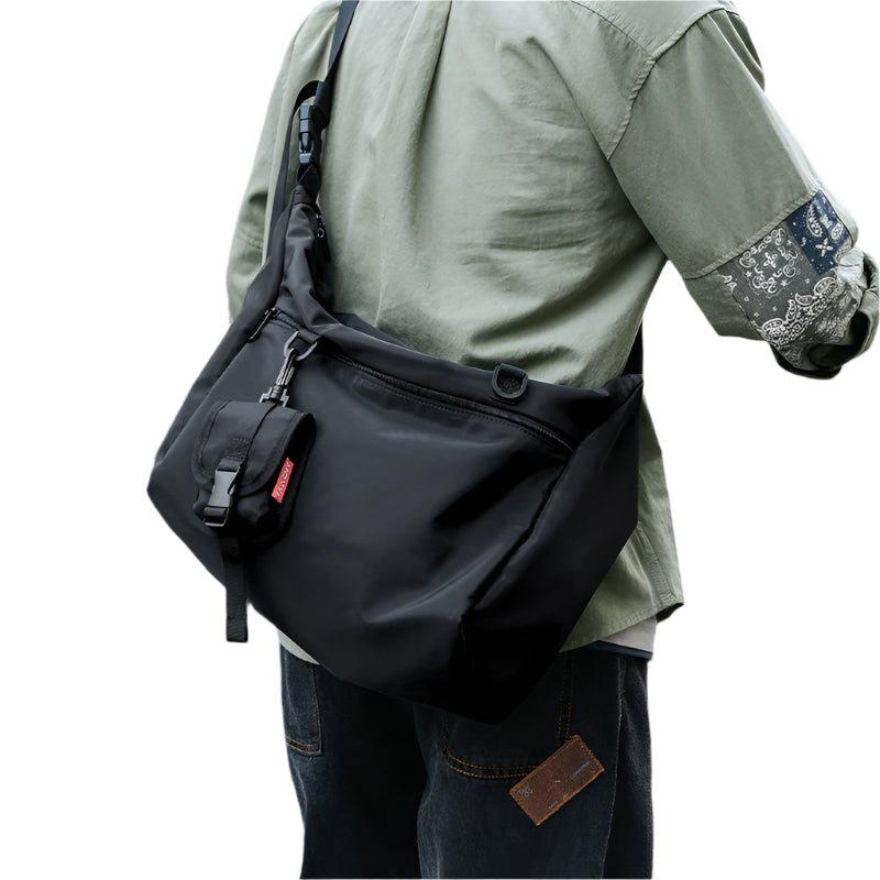 MOYYI Men's Shoulder BagKorean Crossbody BagMen's Multi-Purpose BagCasual Postman Bag Workwear Trendy Small Shoulder Bag