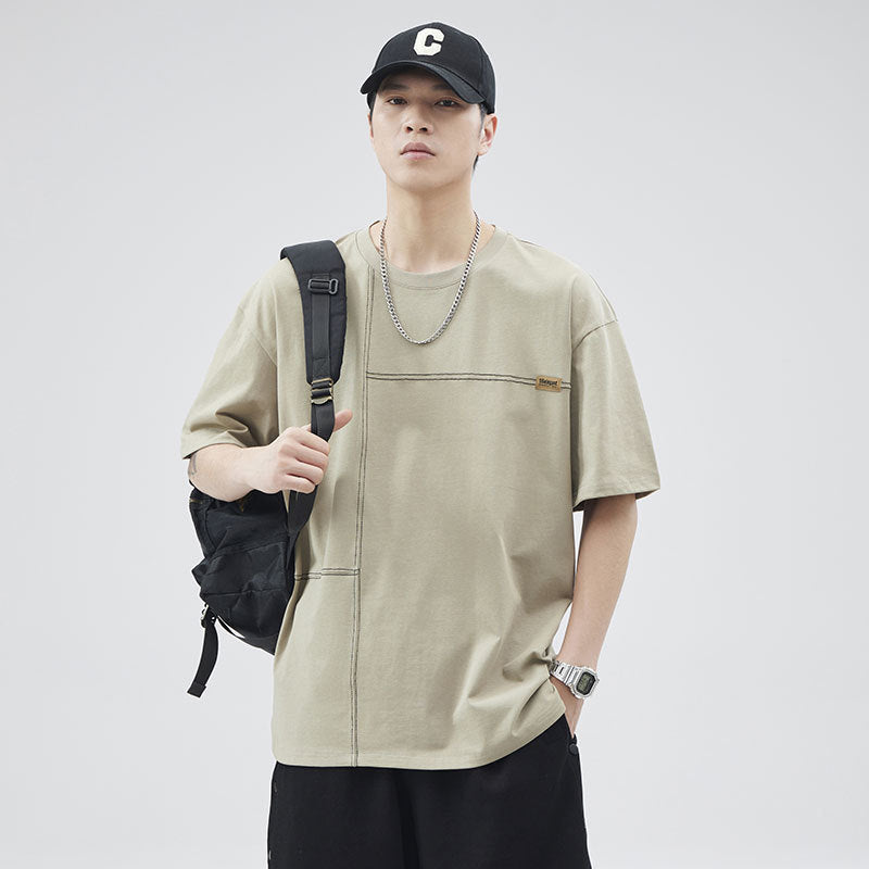 Stitched Patchwork T-Shirt