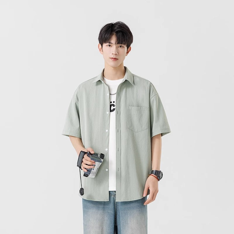 Relaxed Fit Drop-Shoulder Shirt