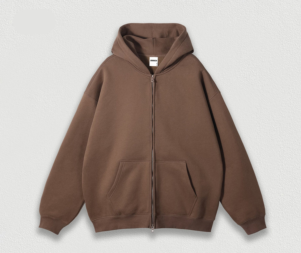 Heavyweight Thermal Dual-Zip Hoodie