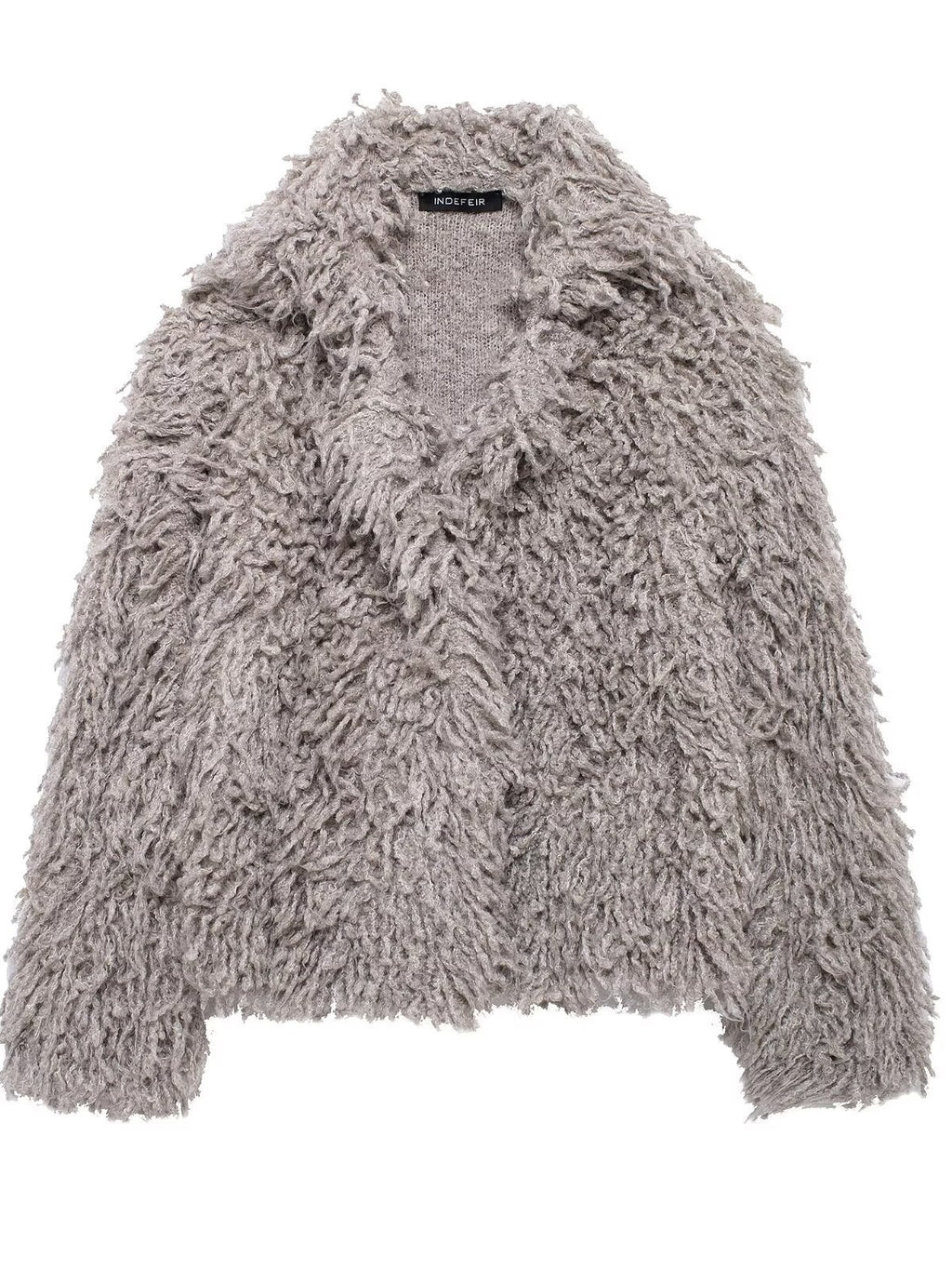 Women's Long-Pile Faux Fur Jacket