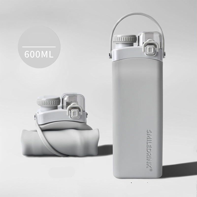 600ml Collapsible Silicone Water Bottle