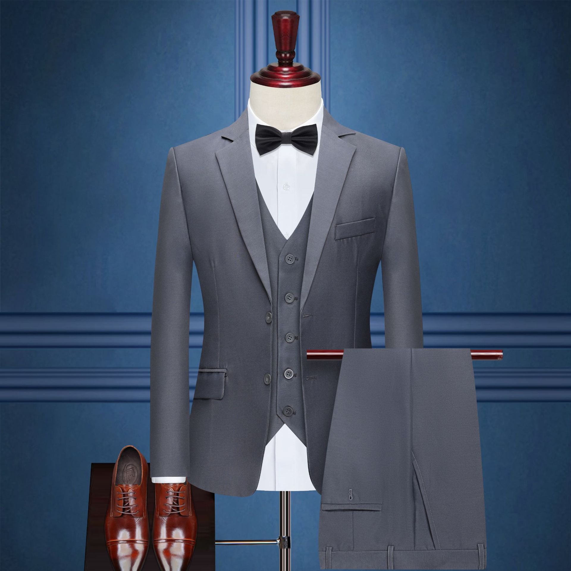Men's Formal Slim-Fit Suit Set
