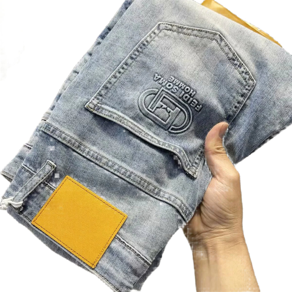 Distressed Denim Jeans