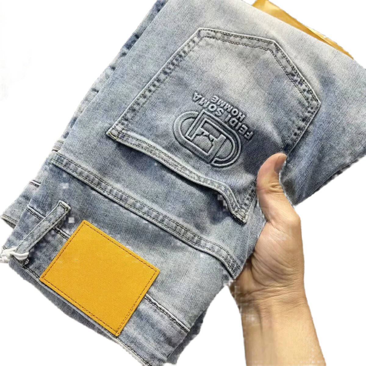 Distressed Denim Jeans