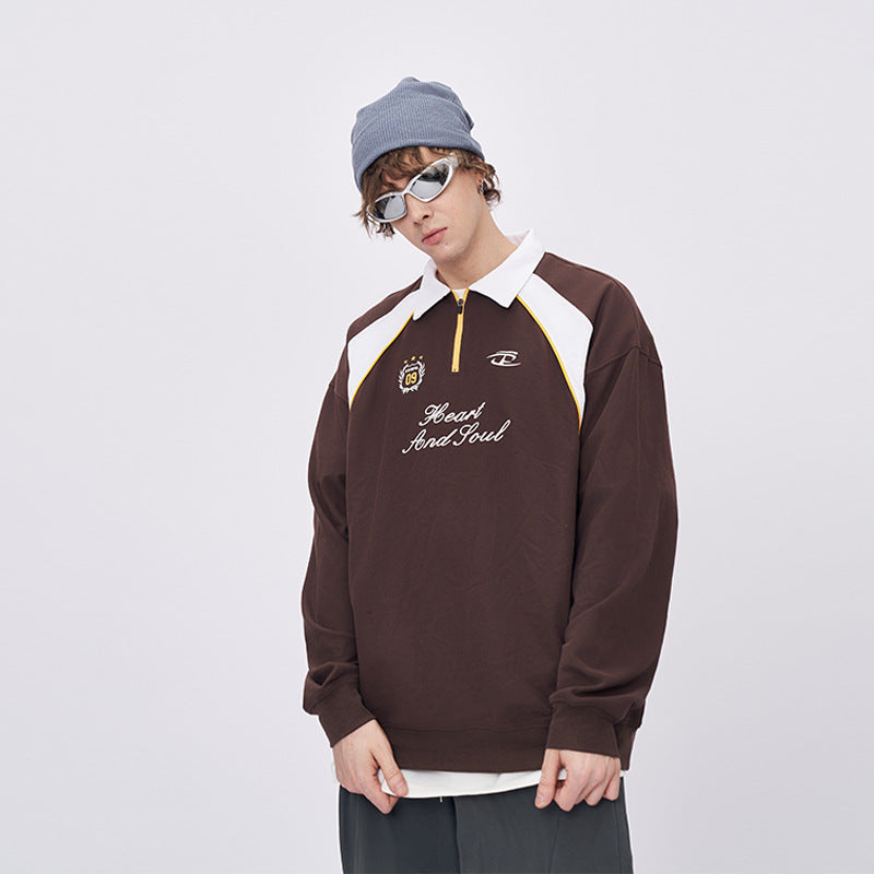 Quarter-Zip Technical Piqué Pullover