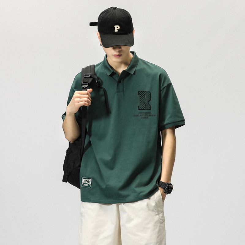 Japanese Niche Design Polo Shirt