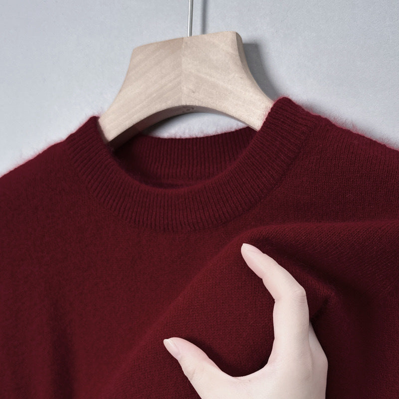 Men's Half-High Collar Wool Sweater