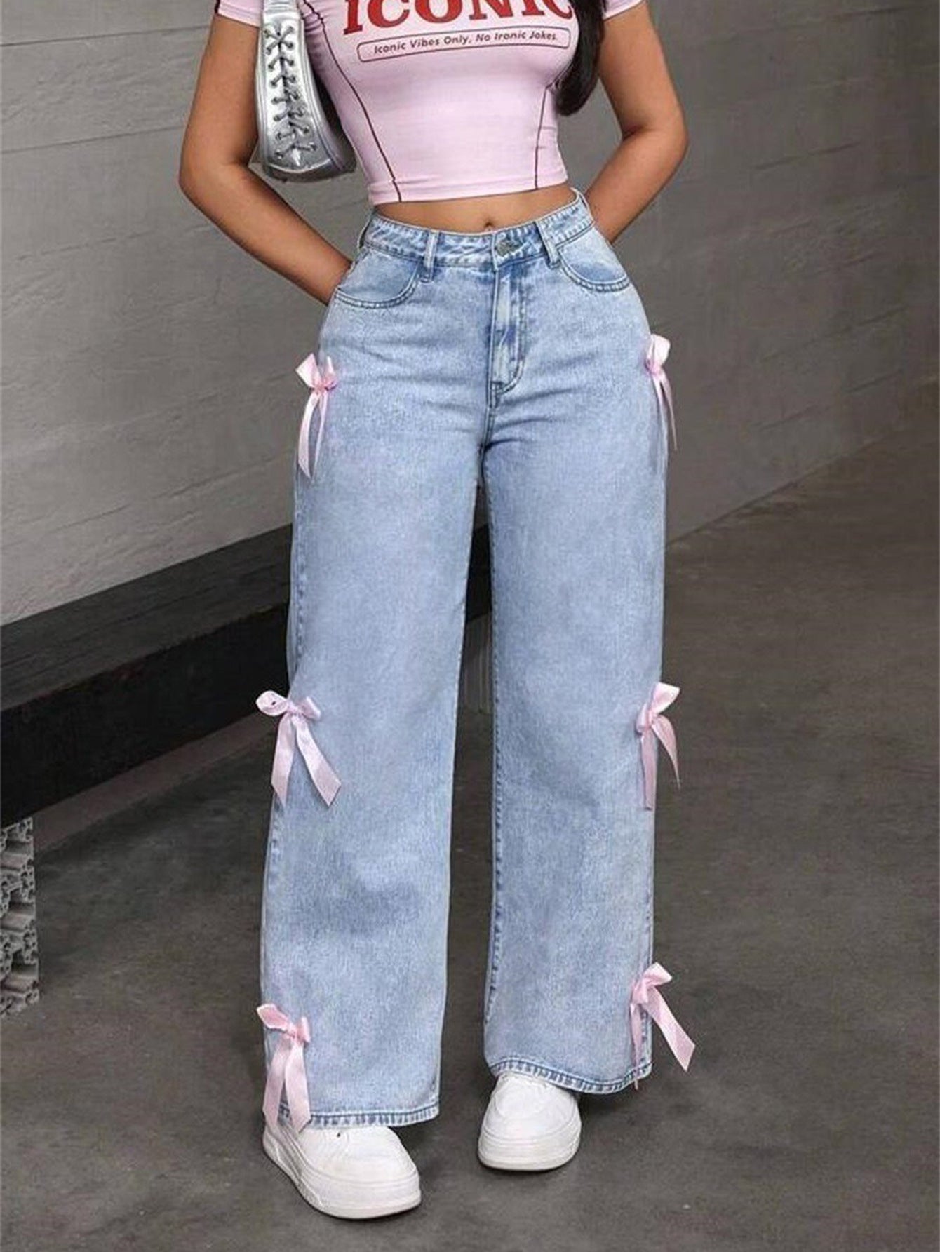 High Waist Wide Leg Jeans