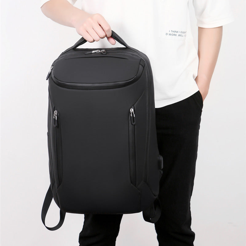 New backpack men's business laptop bag usb backpack water-repellent travel men's commuter black bag