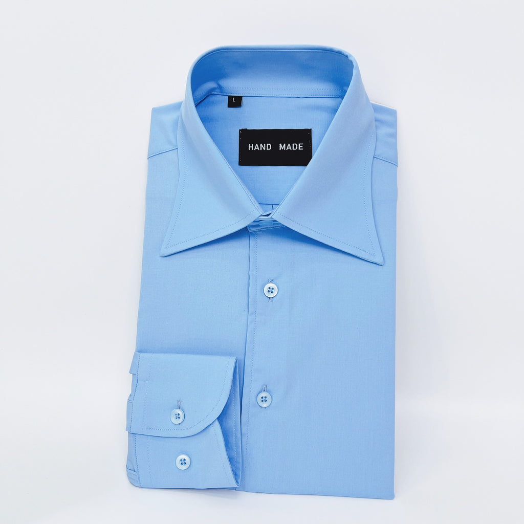 Italian Point Collar Slim-Fit Dress Shirt