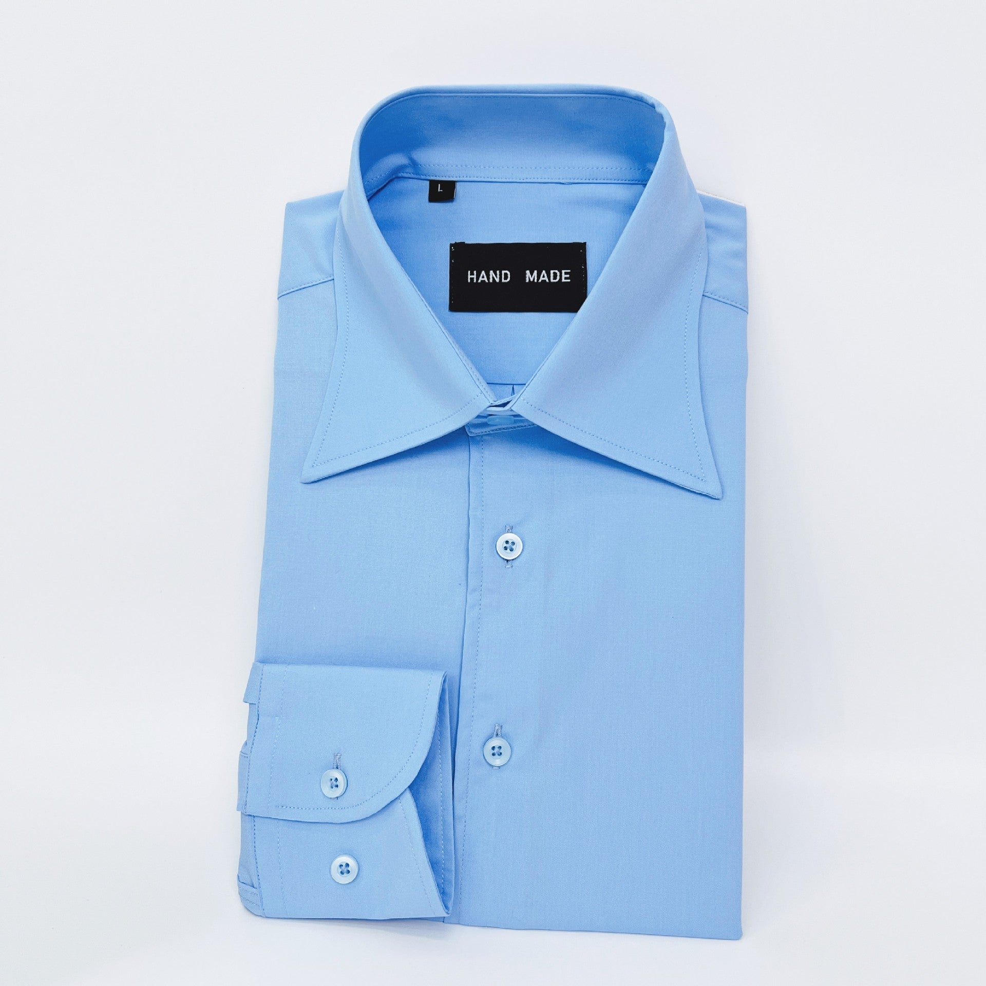 Italian Point Collar Slim-Fit Dress Shirt
