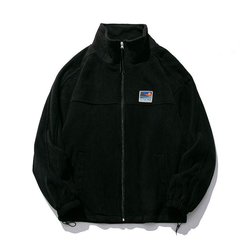 Fleece Stand-Collar Jacket