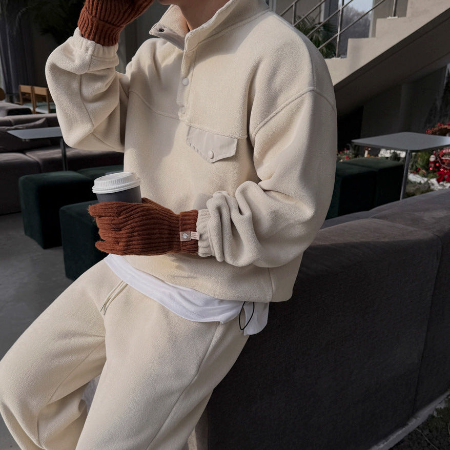Polar Fleece Mock Neck Set