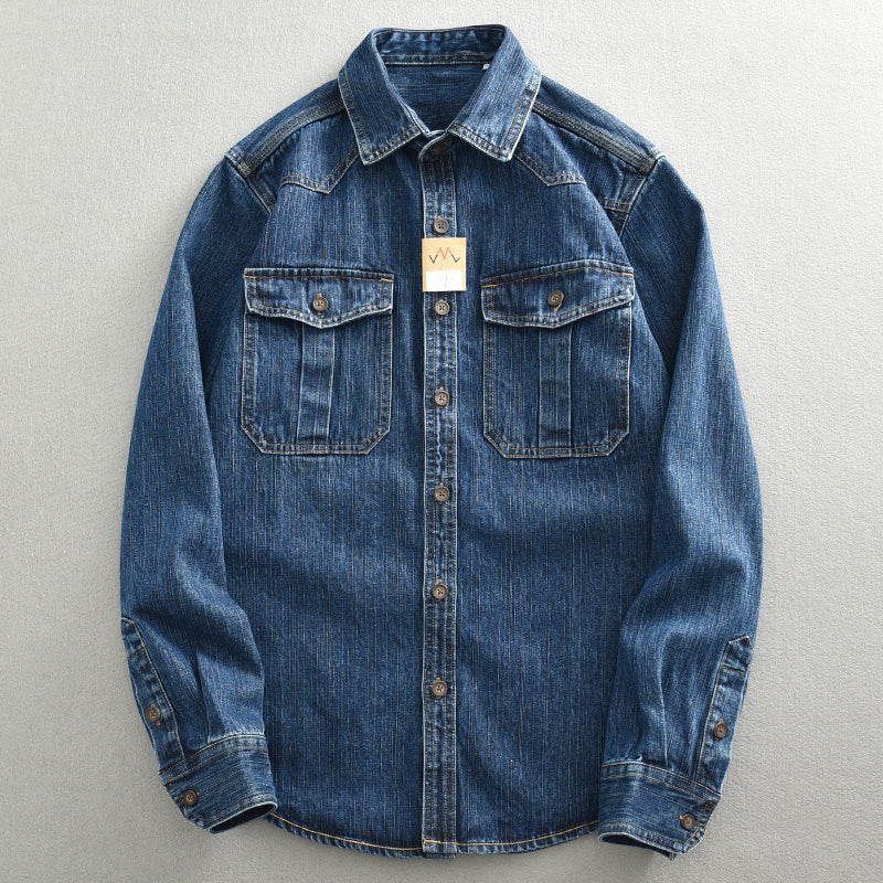Western Denim Work Shirt