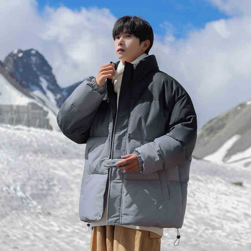 HJCamel Stand-Collar Padded Jacket