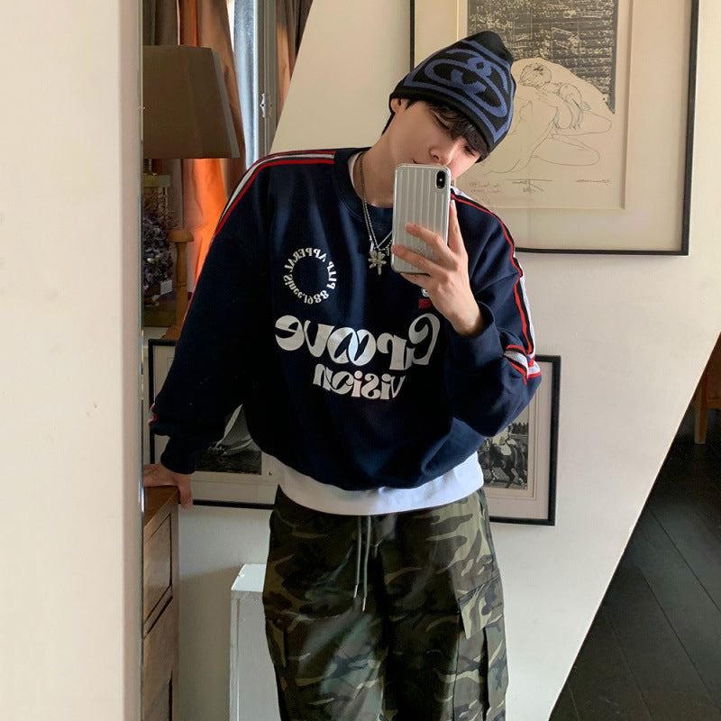 Men's Embroidered Pullover Hoodie