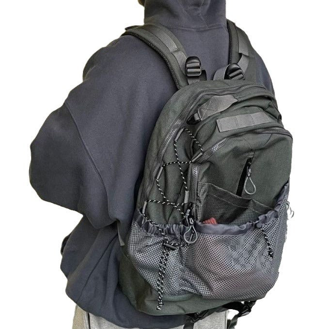 MRDONG South Korea Purchasing Men's and Women's Large Capacity Outdoor Hiking Bag Travel Mesh Drawstring Backpack Breathable