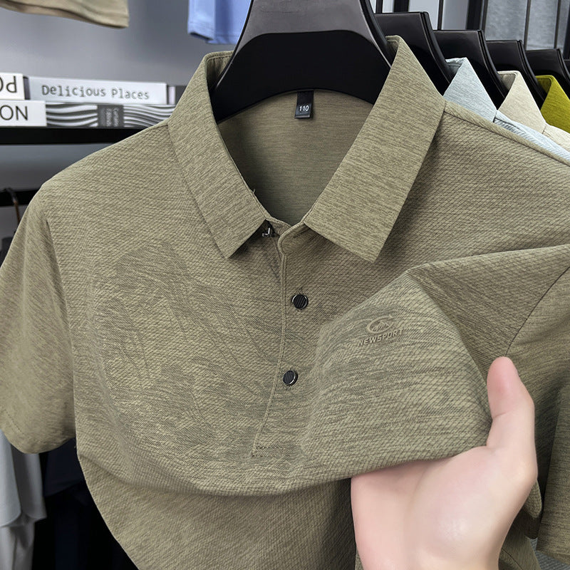 Men's Casual Short-Sleeve Polo Shirt