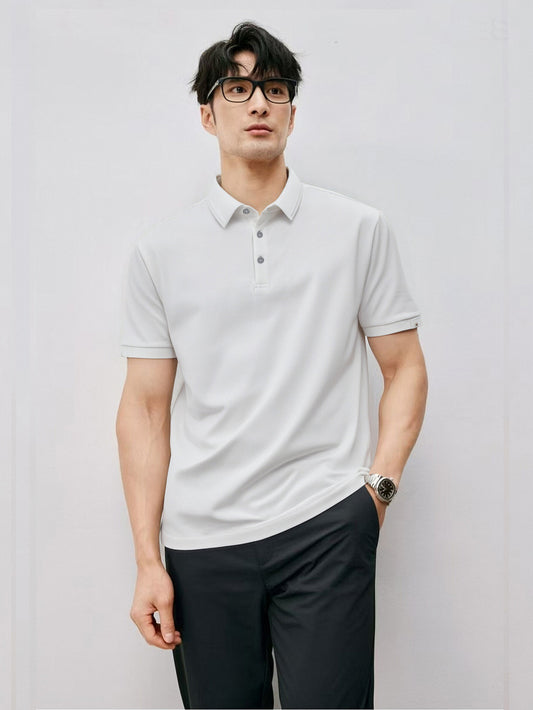 Smooth Pique Collared Shirt