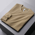 Men's Textured Long-Sleeve Shirt