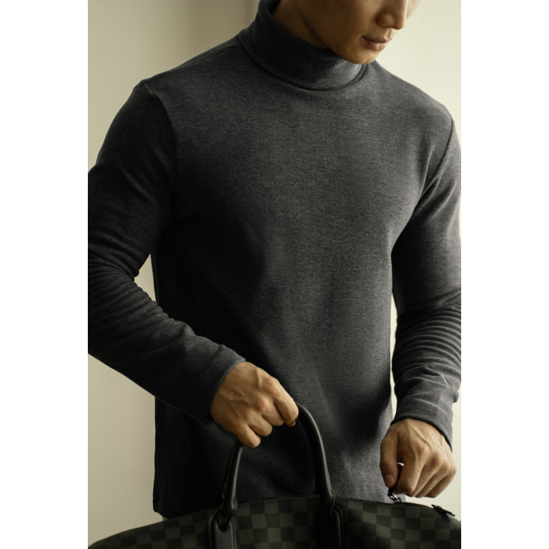Men's Mock-Neck Thermal Knit