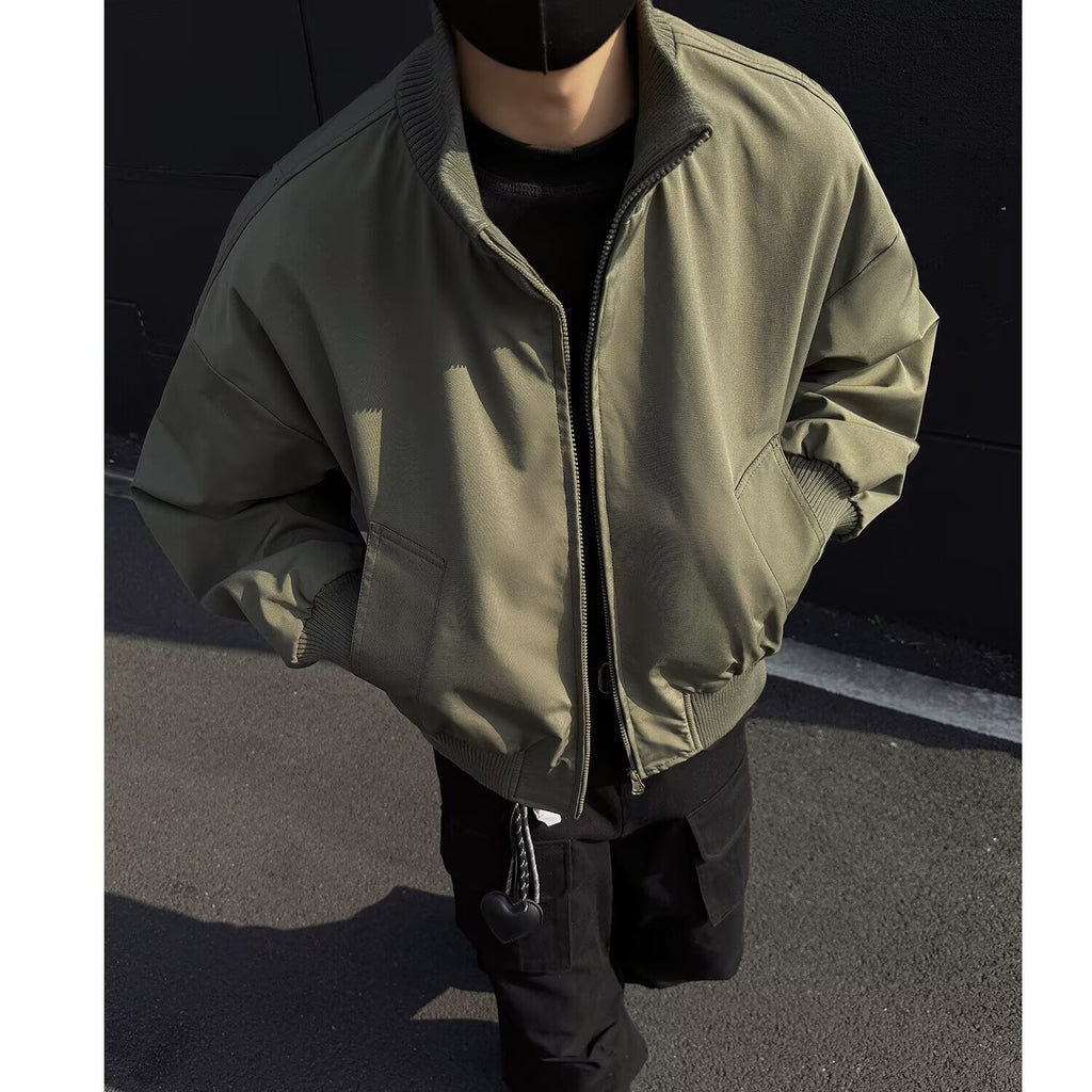 Men's Premium Stand-Collar Bomber Jacket