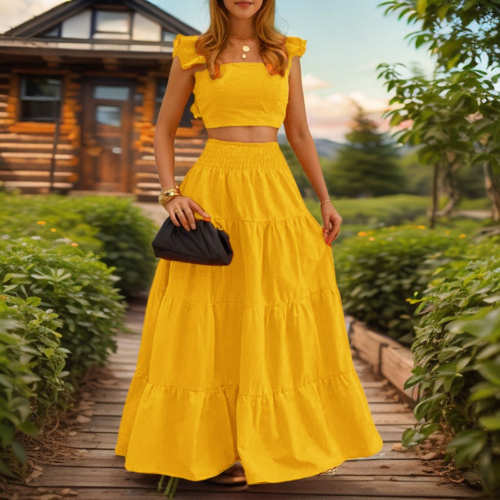 Two-Piece Swing Dress Set