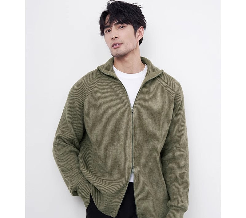 Men's Zip Cardigan Sweater